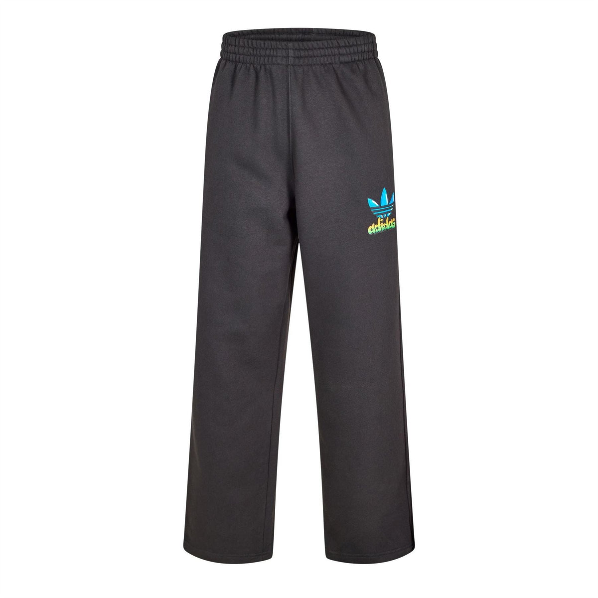 adidas Originals Airbrush LG P black track pants with elastic waistband and logo
