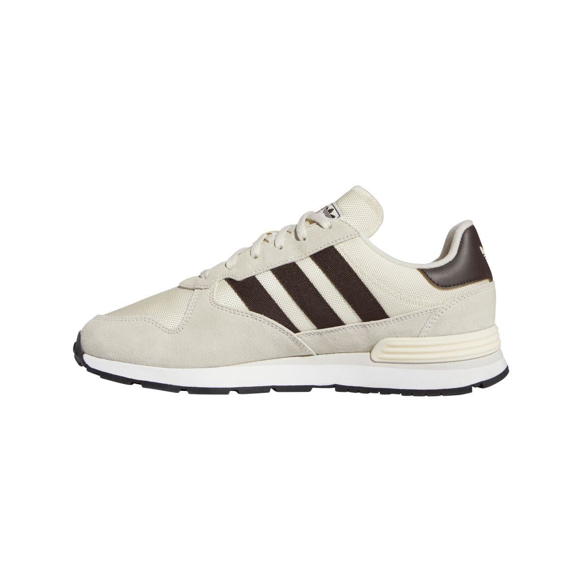 Off-white adidas Trezoid 2.0 trainers with black stripes and cream midsole detail