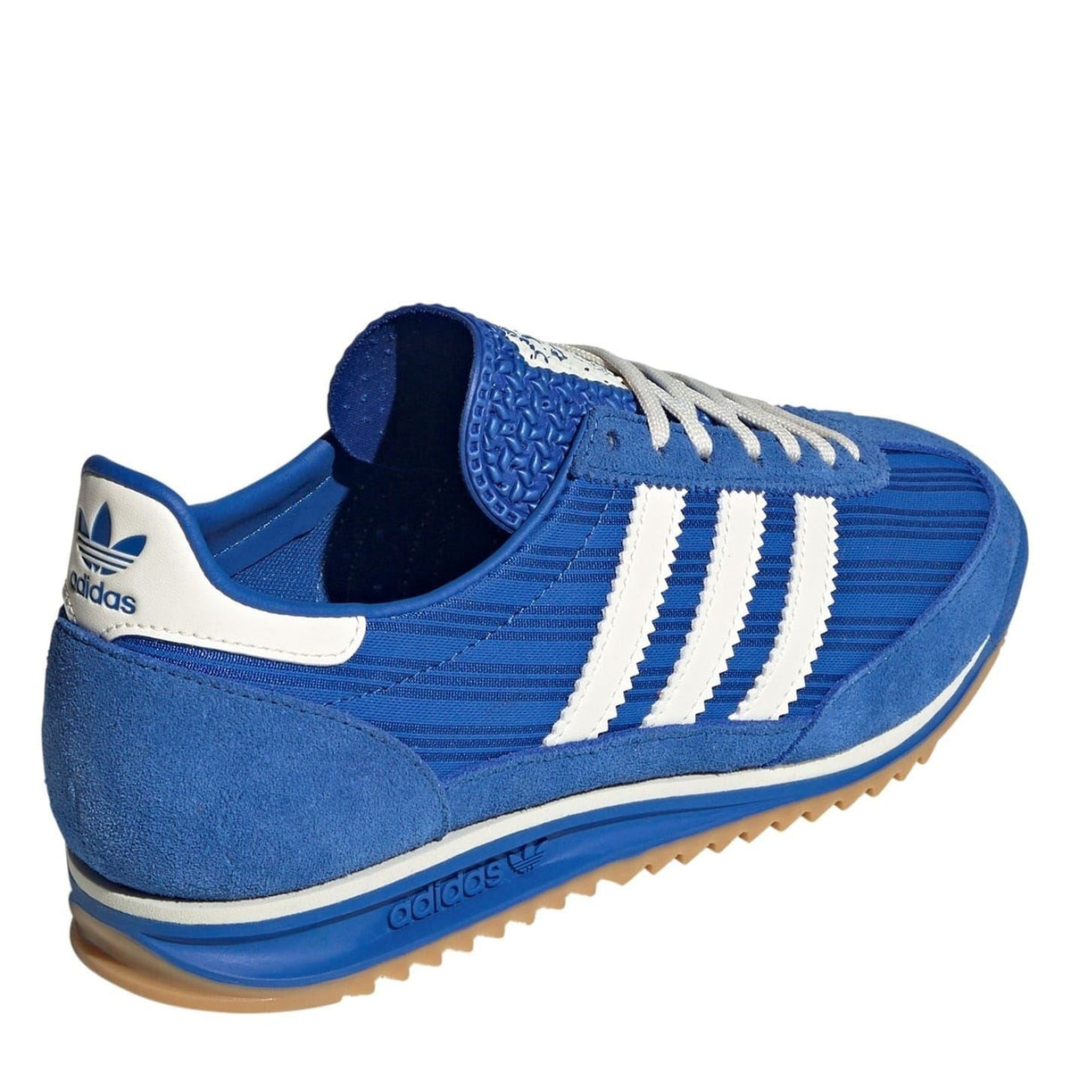 adidas Originals Sl72 shoes, classic white footwear with minimalist design, featuring lace-up closure and rubber sole.