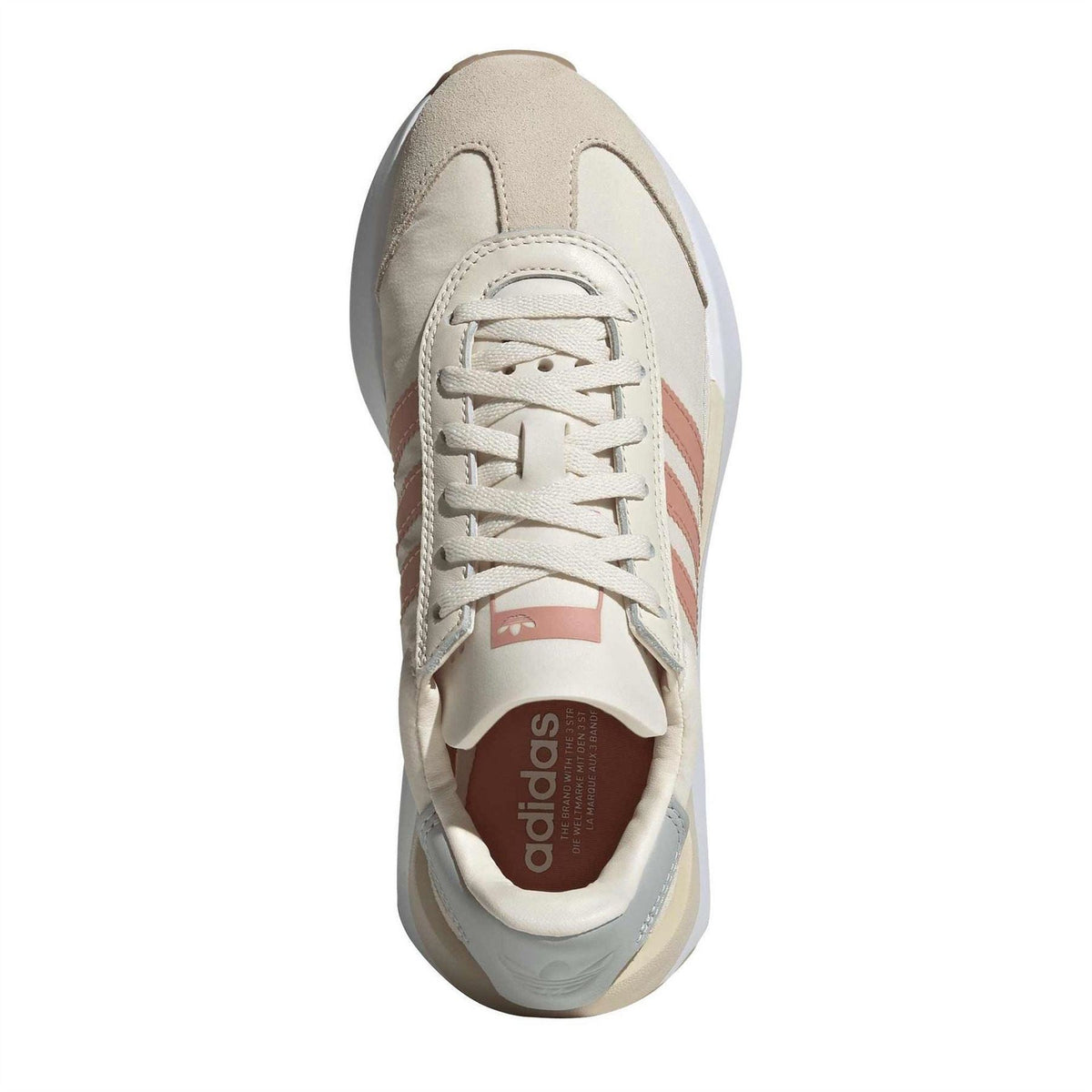 adidas Originals juniors lace-up sneakers, lace and tongue detail with Three Stripes