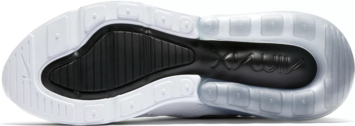 Men's Nike Air Max 270 outsole, textured tread with black traction insert