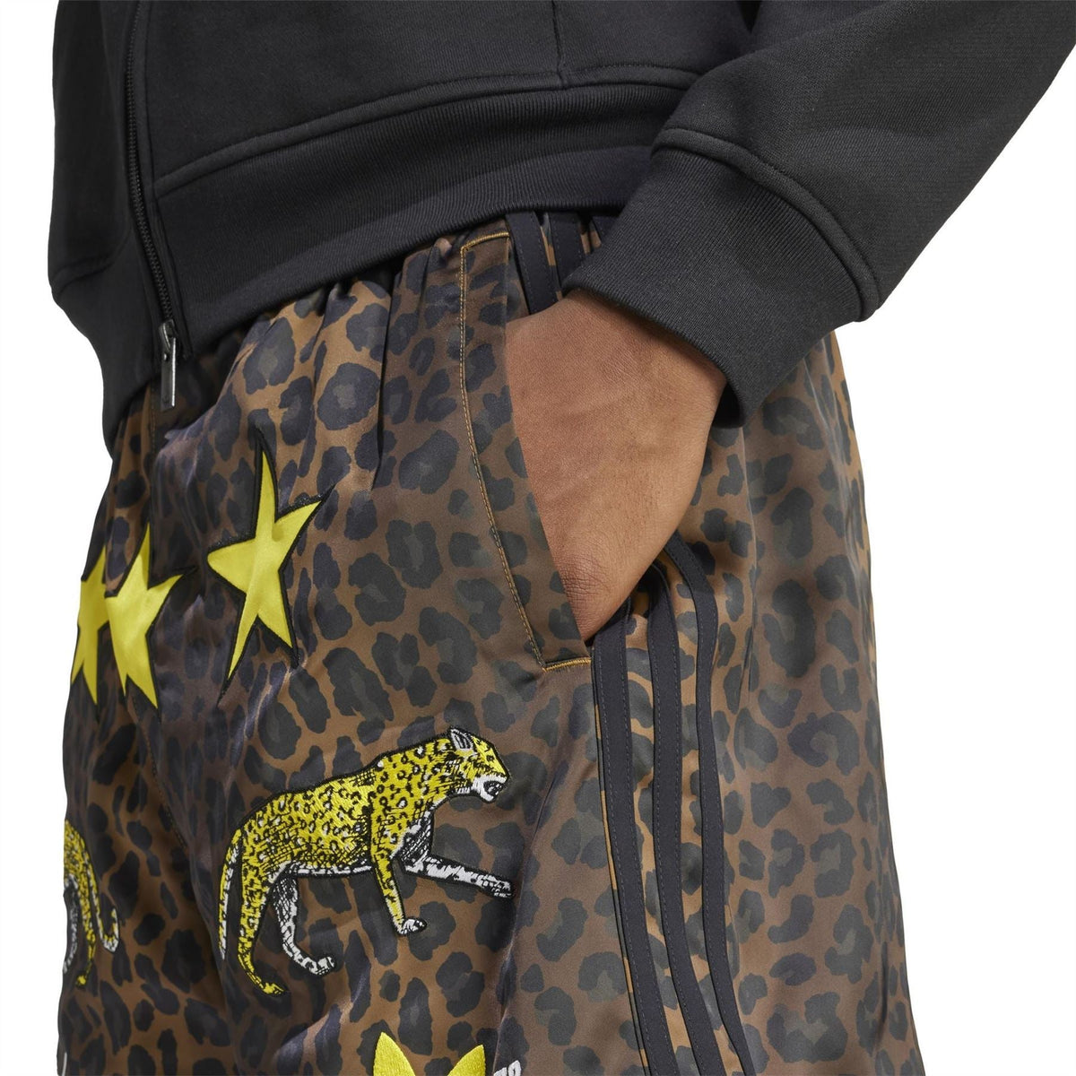 adidas Originals AOP Box Shorts featuring colorful abstract patterns and comfortable fit, perfect for casual wear.