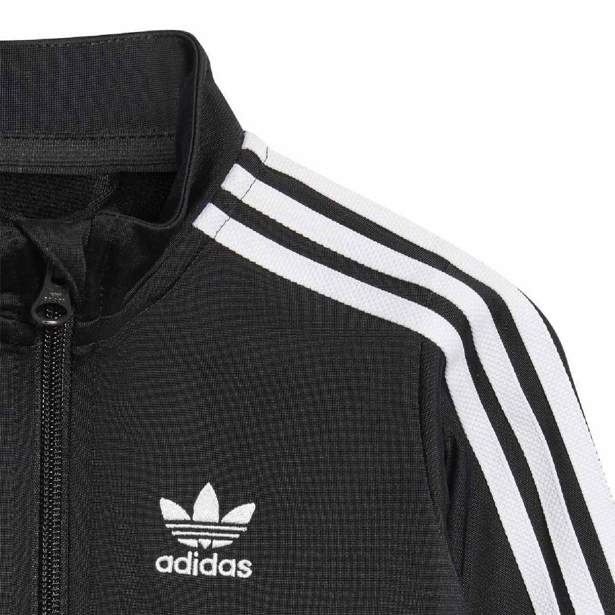 Adidas Originals infants Firebird Adicolor tracksuit in vibrant colors, suitable for babies and toddlers 0-24 months.