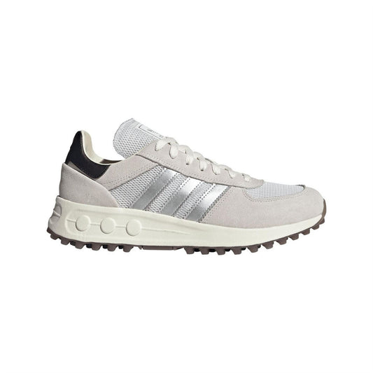 adidas Originals Trainer Lux trainers in light grey and white with black heel detail