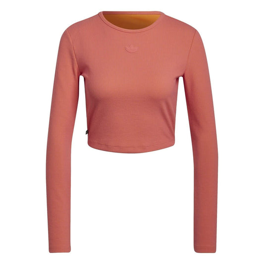 adidas Originals cropped crew neck slim fit sweatshirt featuring a comfortable fit and classic design in soft fabric