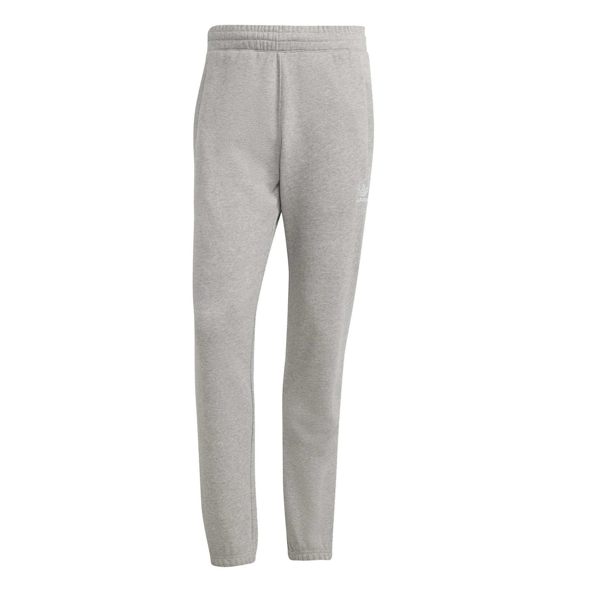 Heather grey adidas Originals French terry jogger pants with elastic waistband