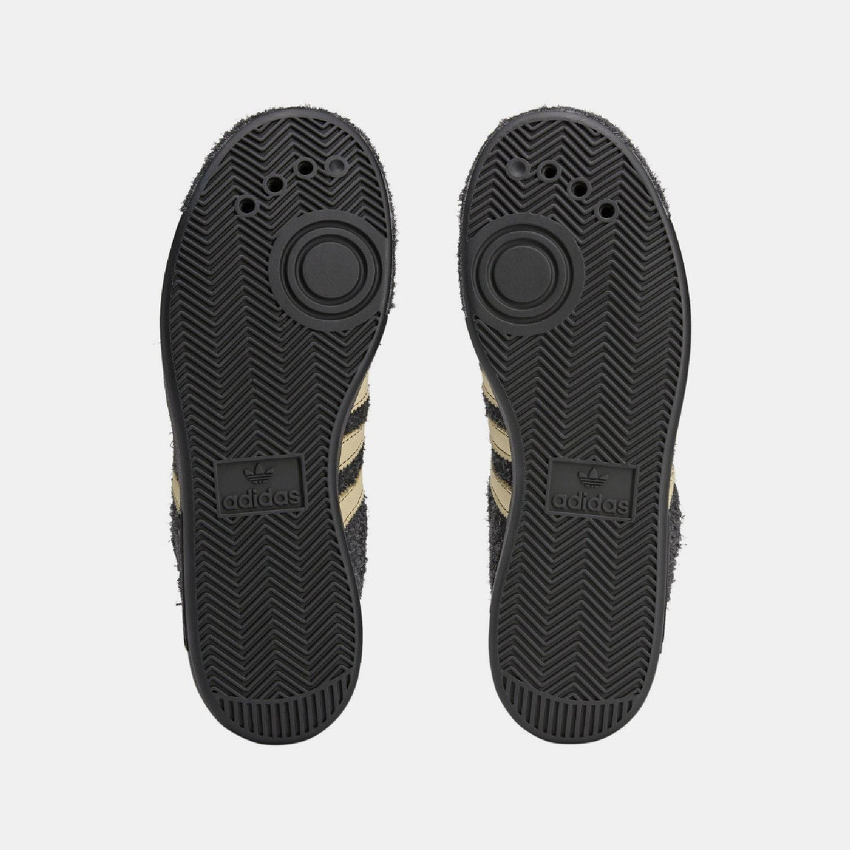 adidas Originals Forest Hills Brain Dead shoes showing black and white canvas sneakers with branded details and classic low-top design