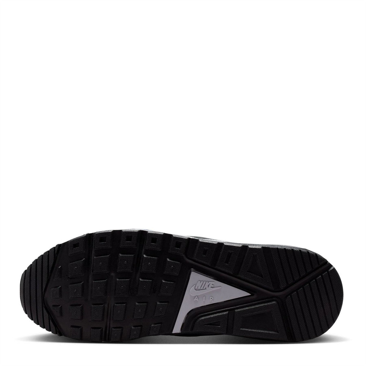 Air Max Ivo trainers outsole, textured black rubber tread with Nike logo
