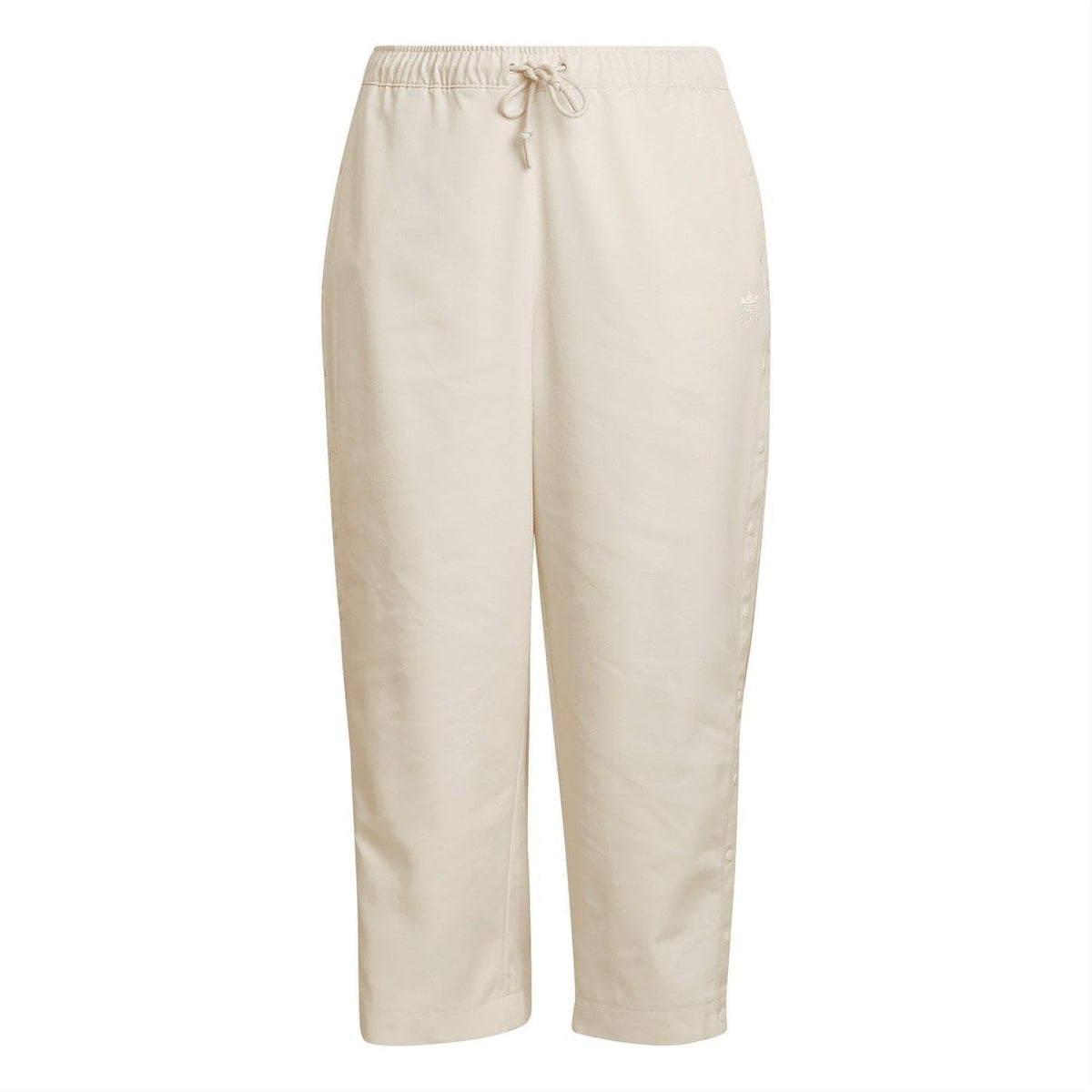 adidas Originals Wonder White sweatpants, drawstring waist, cropped jogger legs