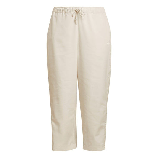 adidas Originals Wonder White sweatpants, drawstring waist, cropped jogger legs
