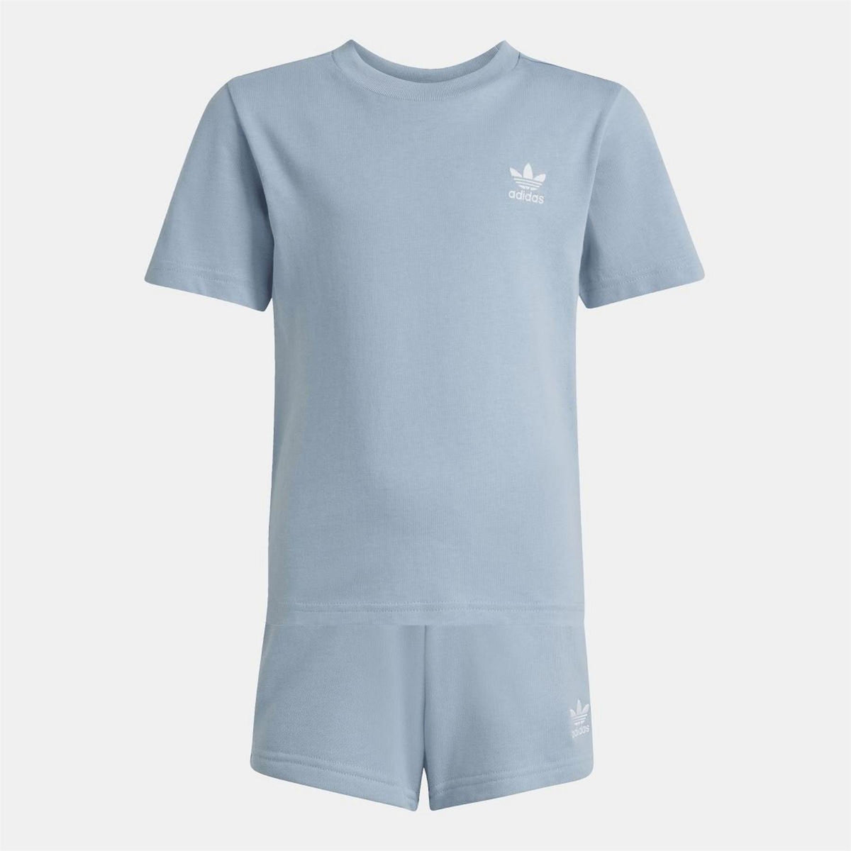 adidas Originals shorts and T-shirt set featuring polo shirts and vests, casual athletic wear for men and women