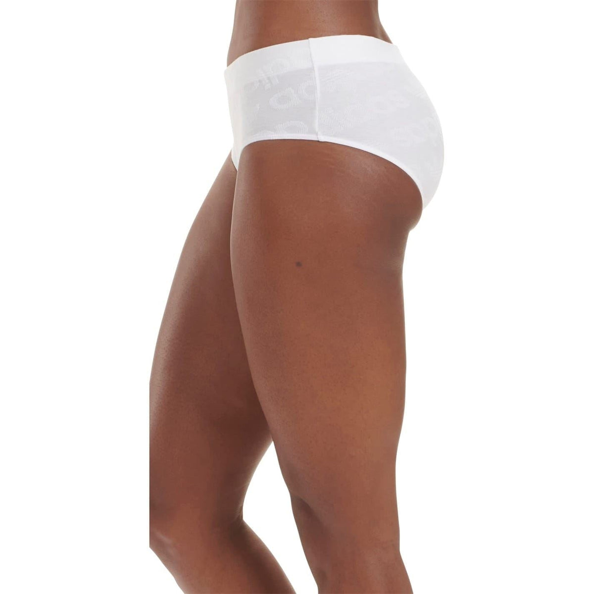 adidas Originals Modern Flex hipster brief in black with logo waistband, comfortable nightwear underwear for women.