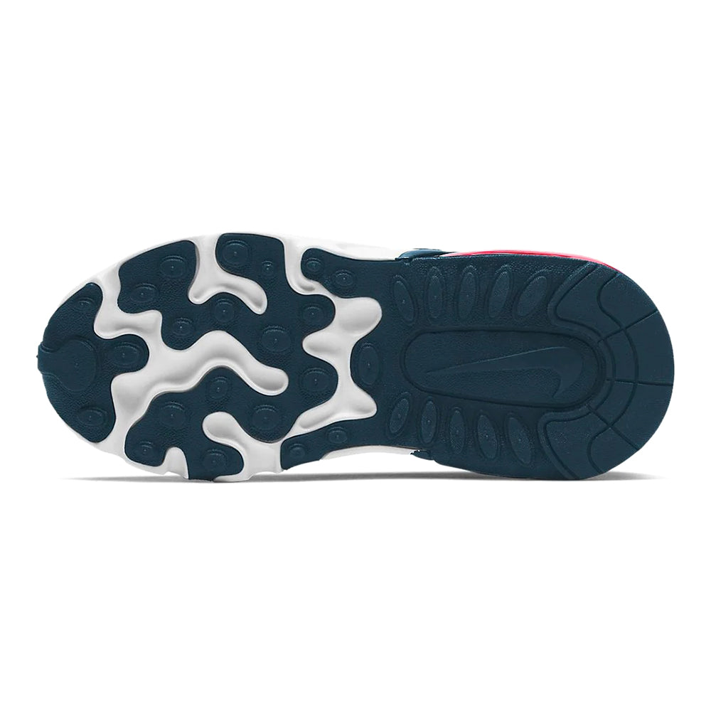 Kids Nike Air Max 270 RT outsole, dark tread with pale traction pods
