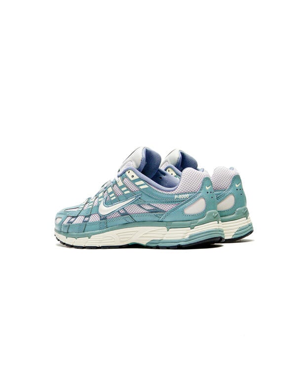 Women's Nike P-6000 lace-up sneaker, teal upper with padded collar and soft pearl midsole