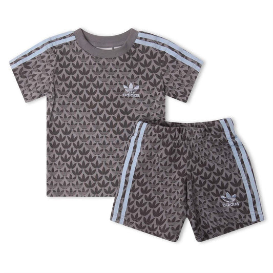 adidas Originals shirt and short set with polo-style T-shirts and vests, featuring athletic fit and classic adidas branding