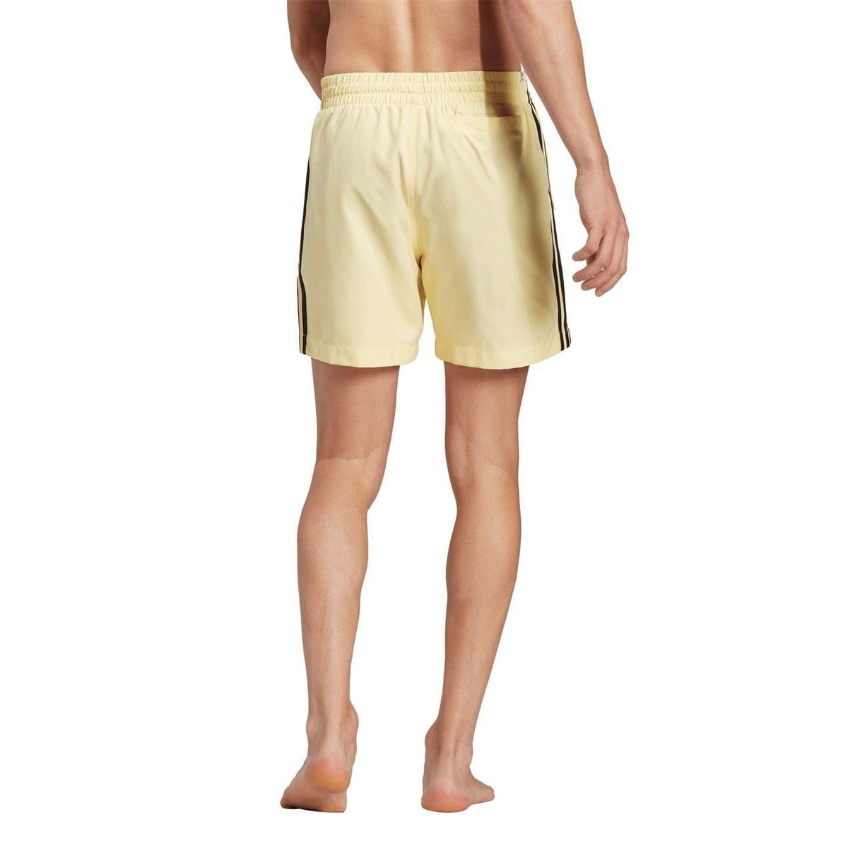 adidas Originals Ori 3 Stripes swim shorts featuring classic three-stripe design and lightweight fabric for swimming and casual wear