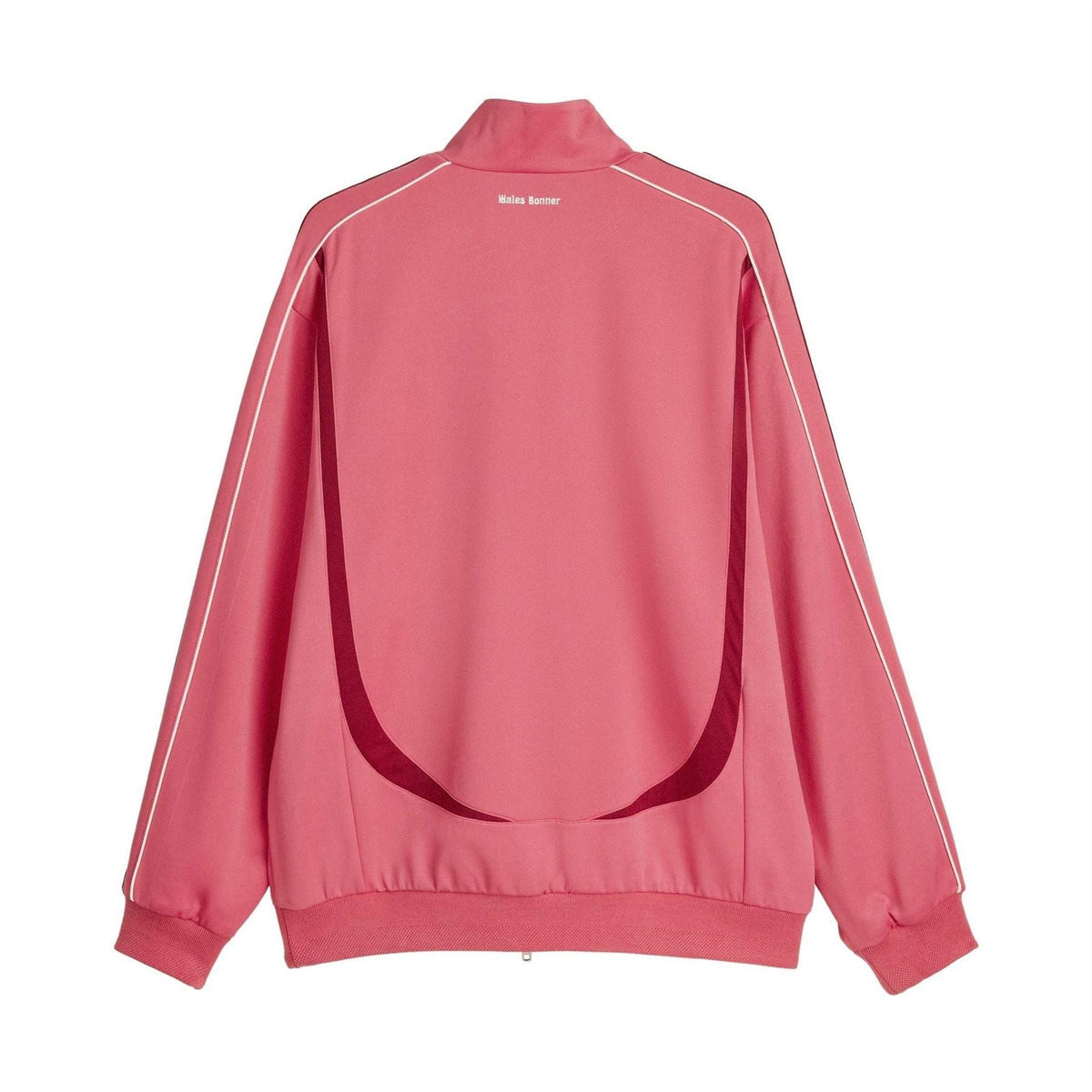 Craft Pink track jacket back view with shoulder stripes and central seam