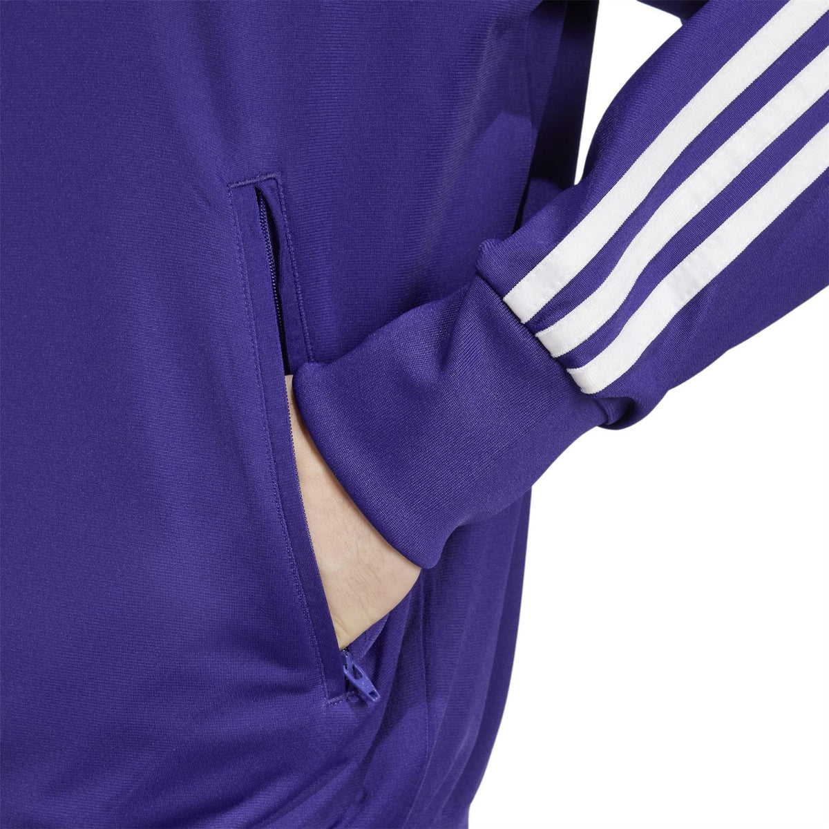 adidas Originals Firebird zip neck long sleeve athletic top, black tracksuit jacket with iconic design and front zipper.