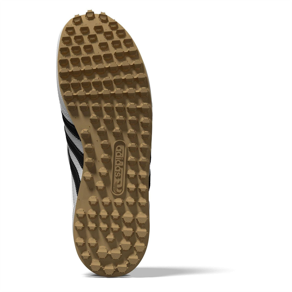 Gum rubber outsole with studded tread for adidas juniors lace-up sneakers