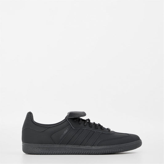 adidas Originals charcoal low-top lace-up sneakers with textured side stripes