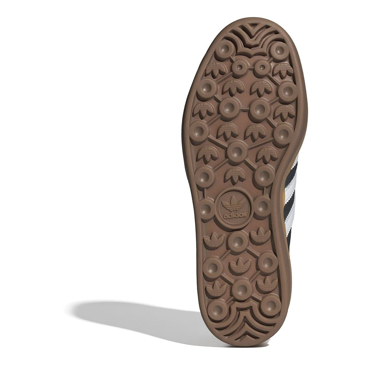Gum-brown outsole with patterned tread for adidas Gazelle low-top sneakers