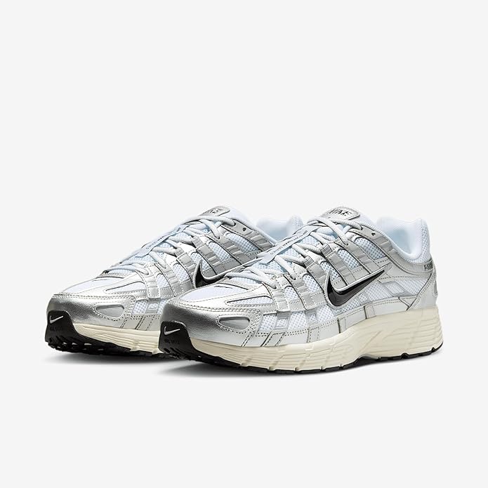 Nike P-6000 sneaker front side view with lace-up closure and black heel detail