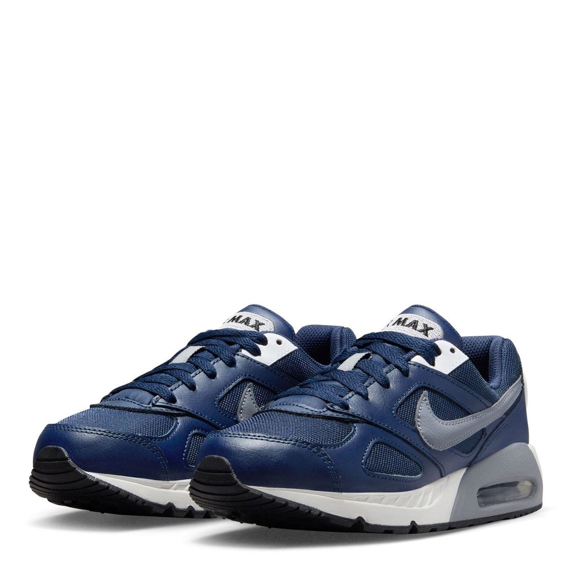 Blue boys' Nike Air Max Ivo sneakers with lace-up front and Air unit sole