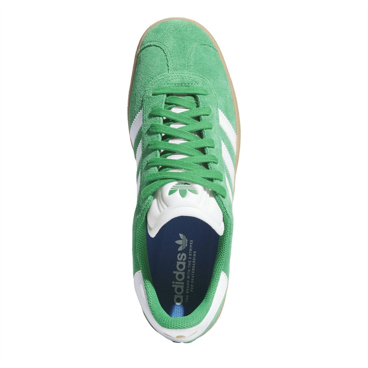 adidas Originals Gazelle ADV trainers in classic suede with white accents, showcasing the stylish athletic footwear design