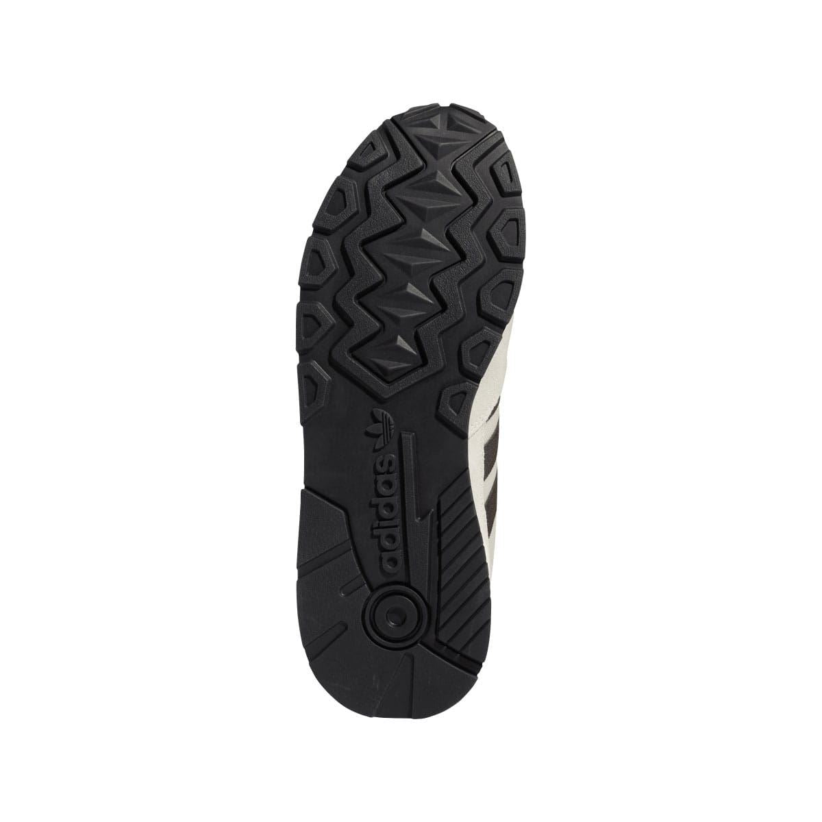 Black rubber outsole for adidas Trezoid 2.0 trainer with tread pattern