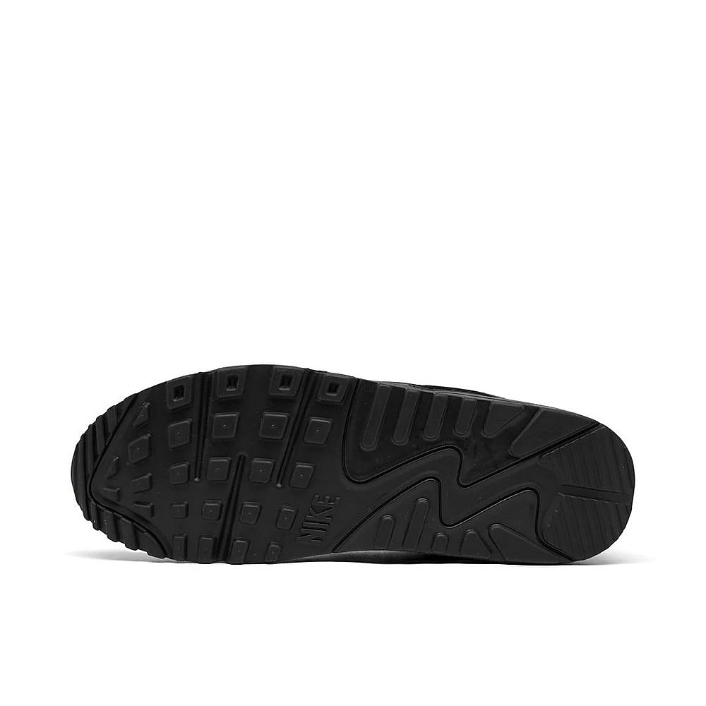 Men's Nike Air Max 90 LTR black rubber outsole with traction tread
