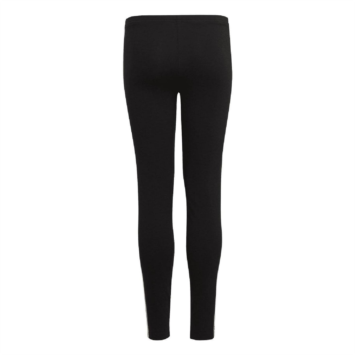 Adidas Originals black leggings, full length with straight white stripe detailing