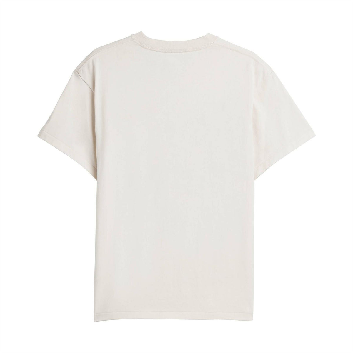 Wonder White crewneck T-shirt, plain back, short sleeves