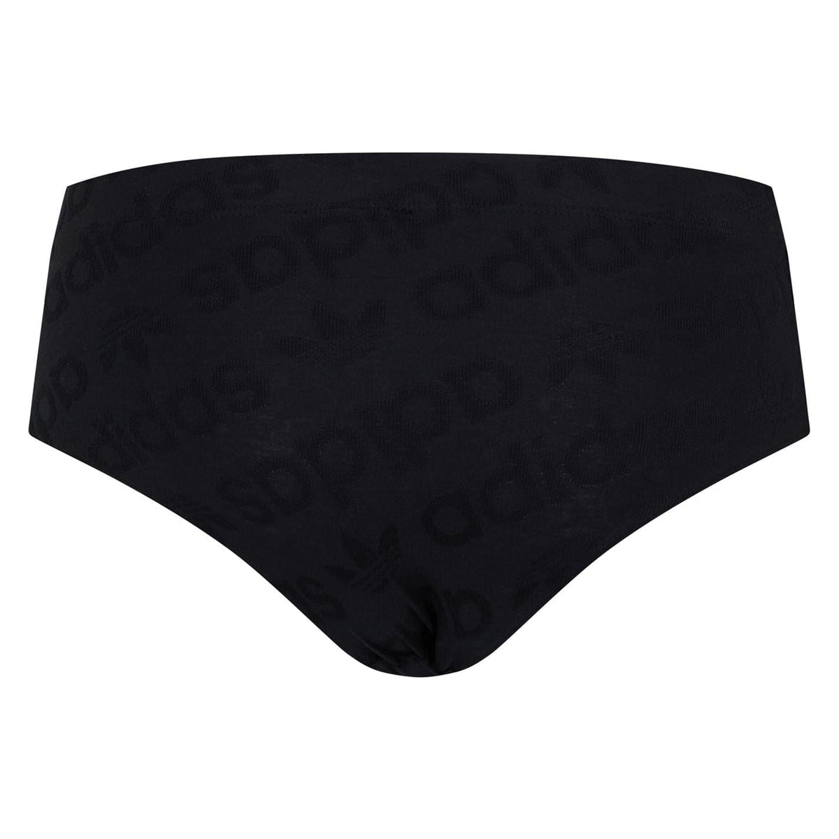 adidas Originals Modern Flex hipster brief in black and gray, comfortable nightwear underwear with logo waistband