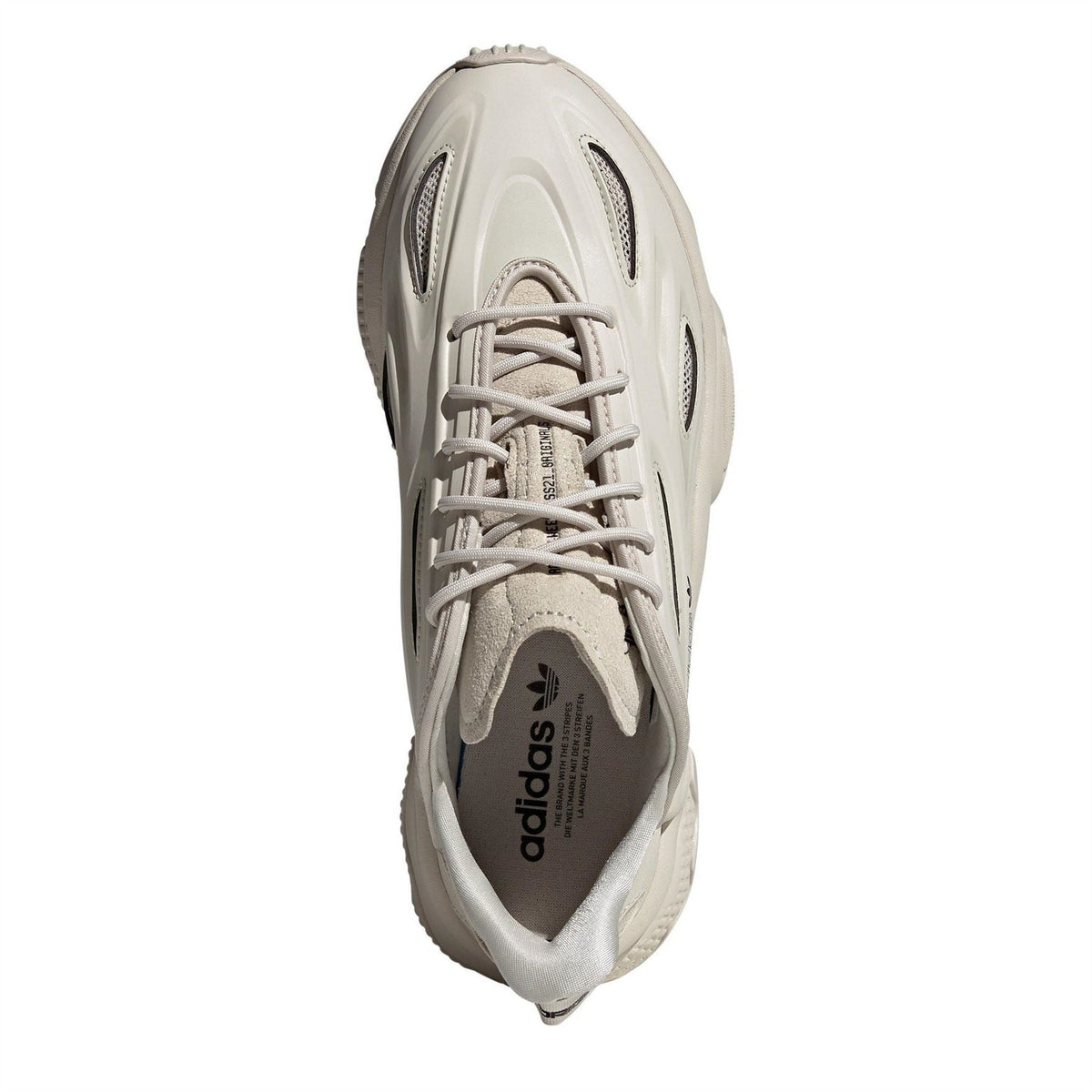 Adidas Originals Ozweego Celox footwear featuring a sleek sneaker design with mesh and synthetic overlays in black and white.