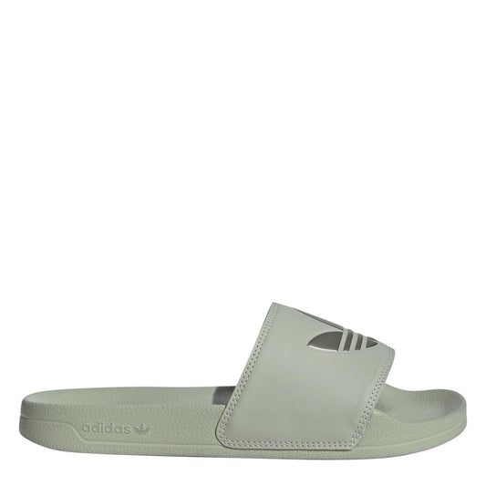 adidas Originals Adilette Lite open-toe logo print slides showing the slip-on footwear with adidas logo on the strap
