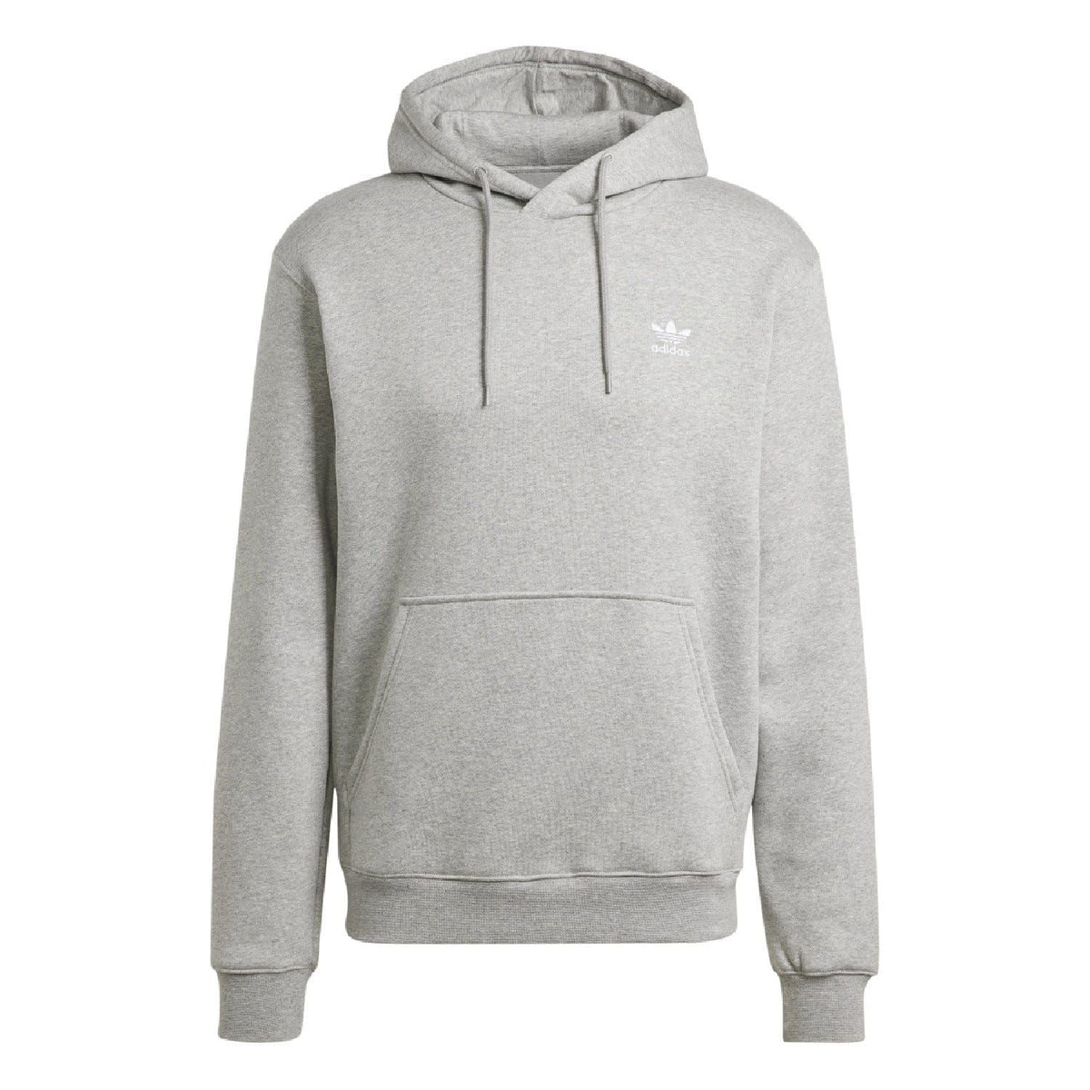 adidas Originals Trefoil grey hoodie with front kangaroo pocket