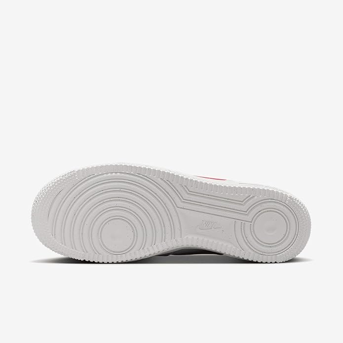 Nike Air Force 1 outsole, textured rubber traction on white base