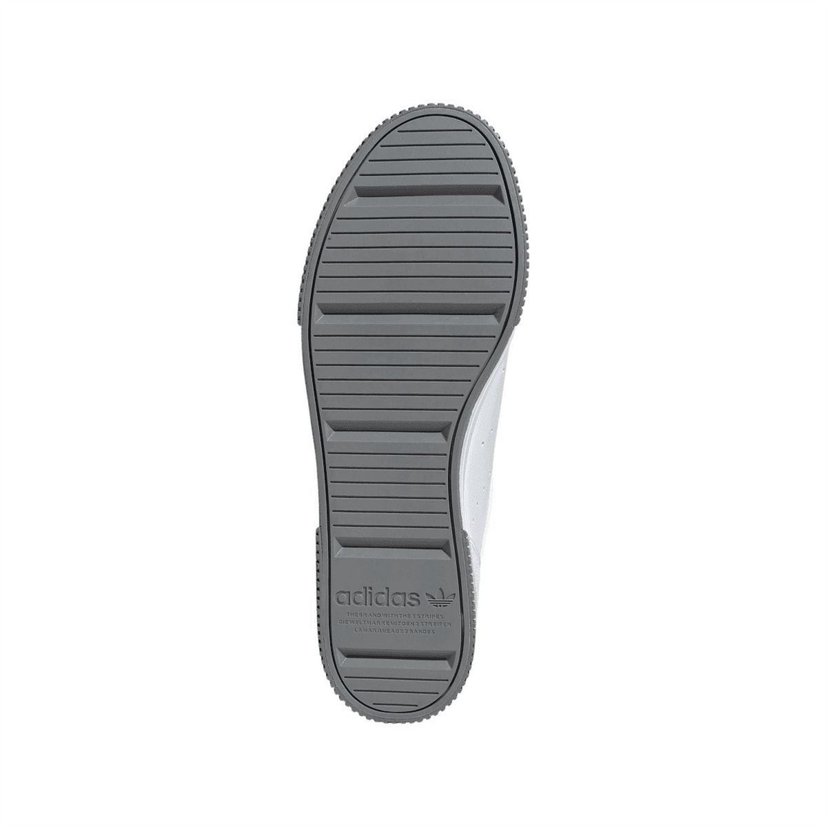adidas Originals Tourino trainers in gray and white with sporty design and lace-up closure, ideal for casual wear.