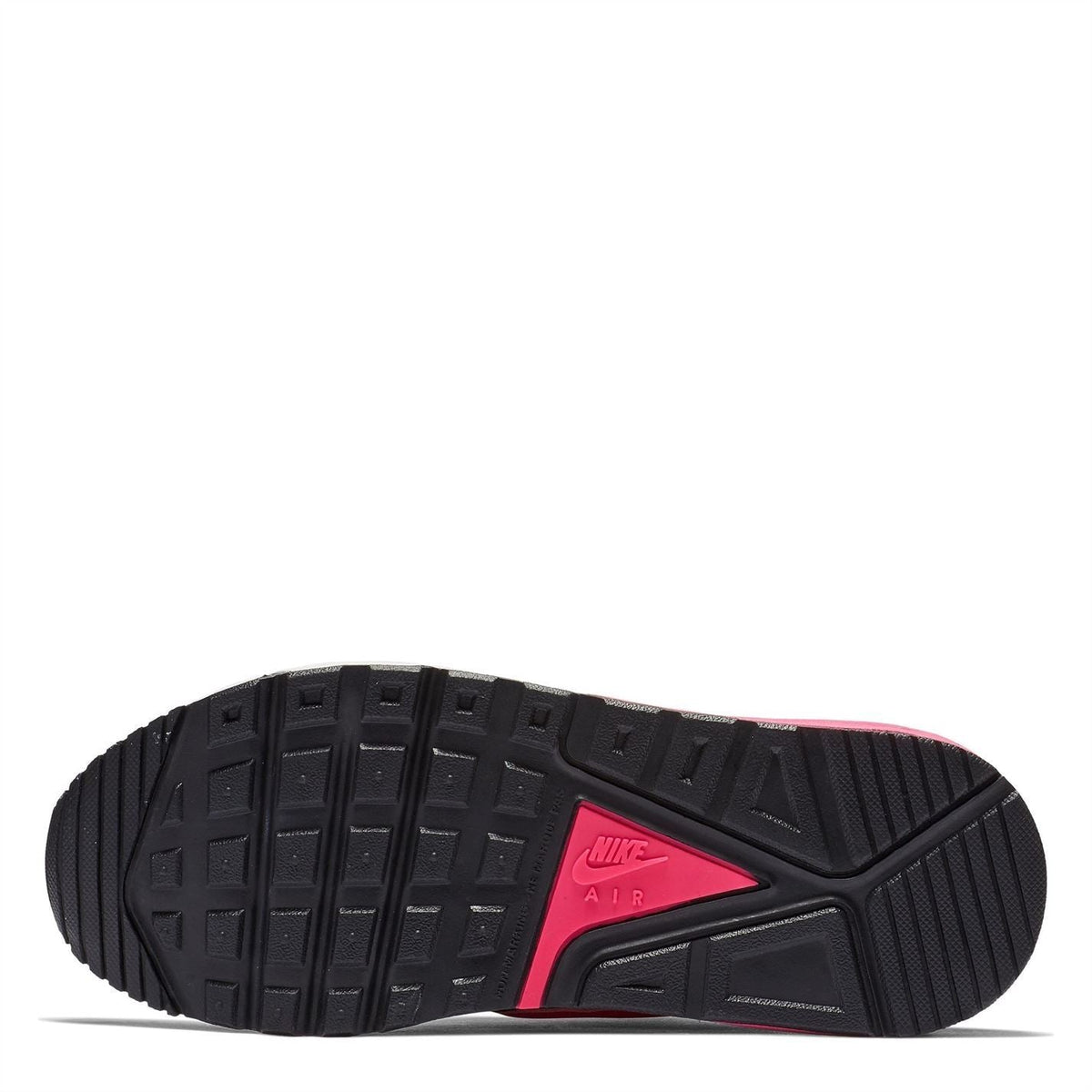 Nike girls trainers outsole with tread pattern and pink Nike Air Max logo