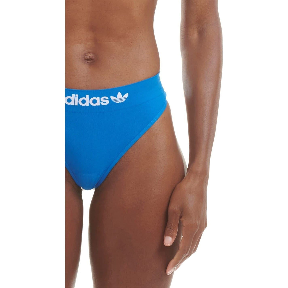 adidas Originals Modern Flex Thong 2 Pack, comfortable nightwear underwear, featuring black and white designs with elastic waistbands