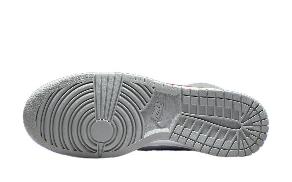 Kids' sneaker outsole with grey rubber tread pattern and circular traction sections.
