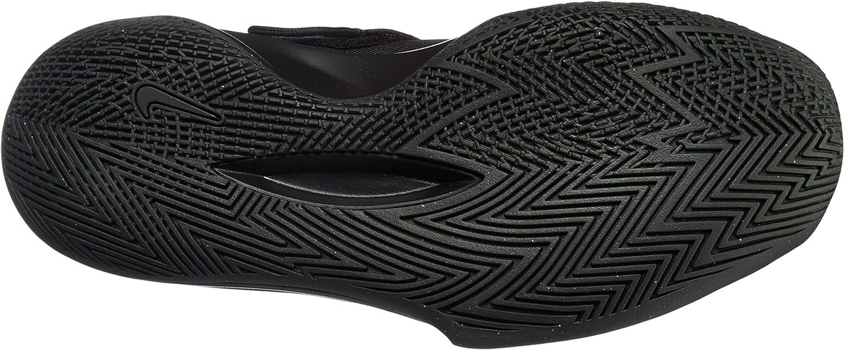 Men's Nike Flyease black rubber outsole with zigzag traction tread
