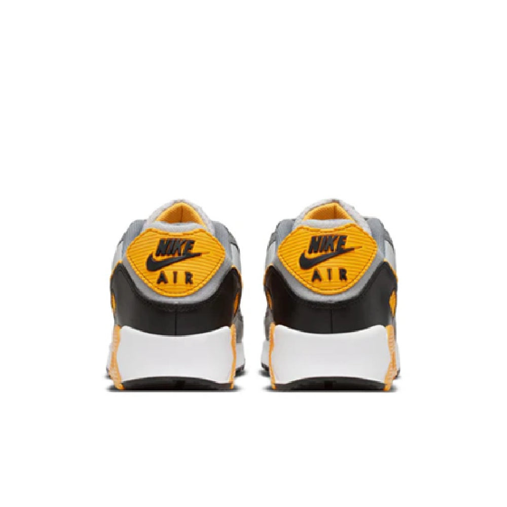 Nike Air Max 90 men's running shoe, back view with Nike Air heel branding