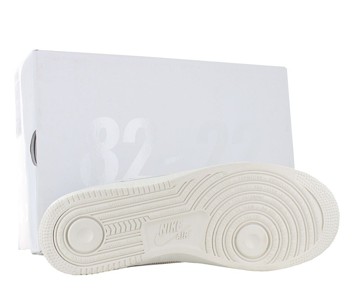 Nike Air Force 1 Low outsole, textured rubber tread with 'NIKE AIR' logo