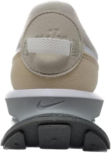Nike Air Max Pre-Day heel view with cushioned collar, Nike Swoosh on white midsole