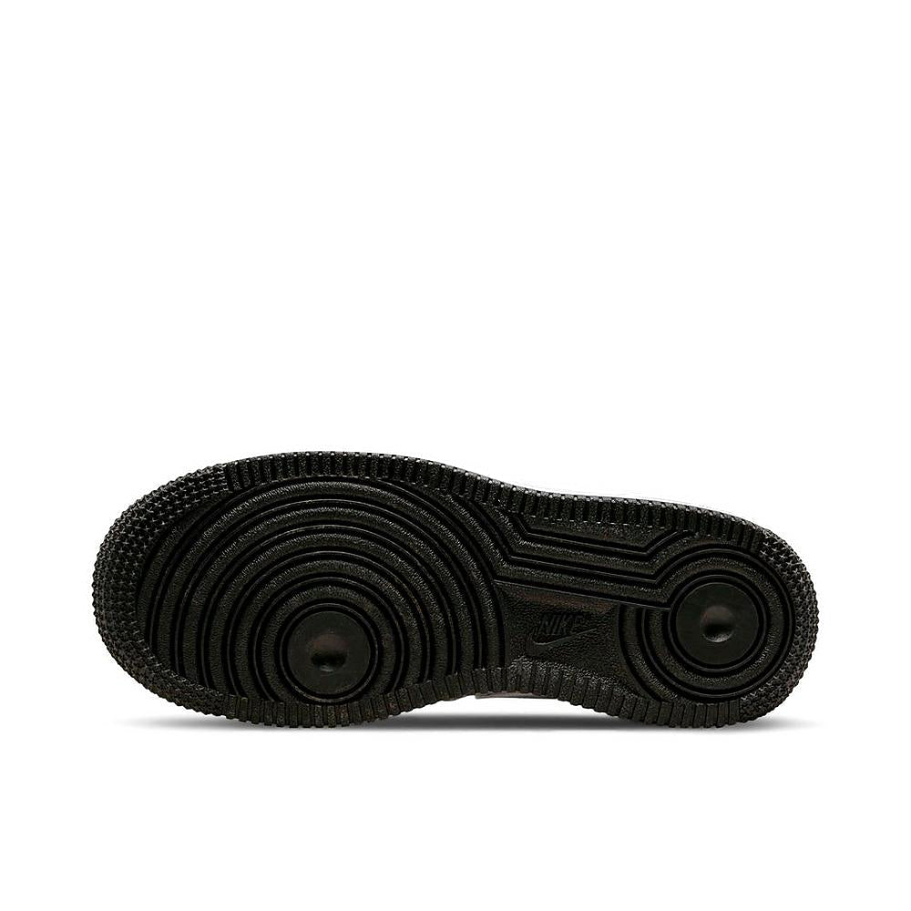Nike Force 1 kids outsole, black rubber traction tread with circular pods