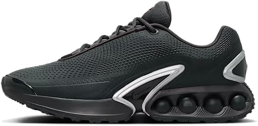 Nike Air Max DN men's dark ash running sneaker with mesh upper and swoosh accents