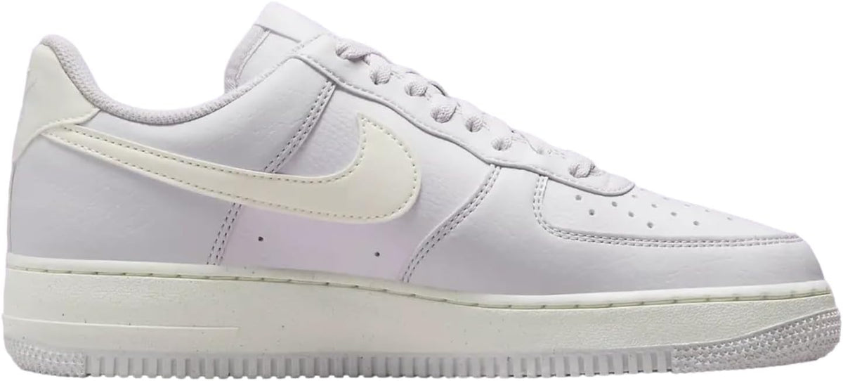 Nike Air Force 1 low-top sneakers with cream swoosh, lace-up eyelets