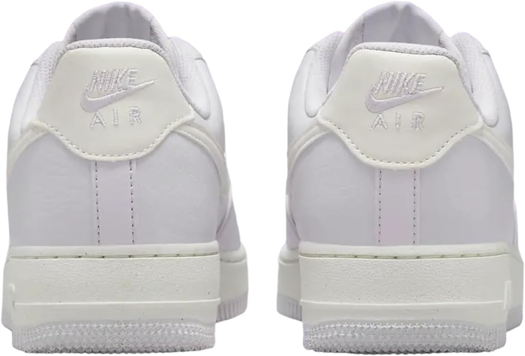 Nike Air Force 1 low-top sneakers with heel tabs and 'AIR' branding on back