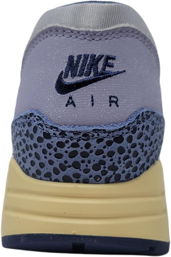 Nike Air Max 1 PRM LT men's sneaker, heel with Nike Air logo and speckled panel